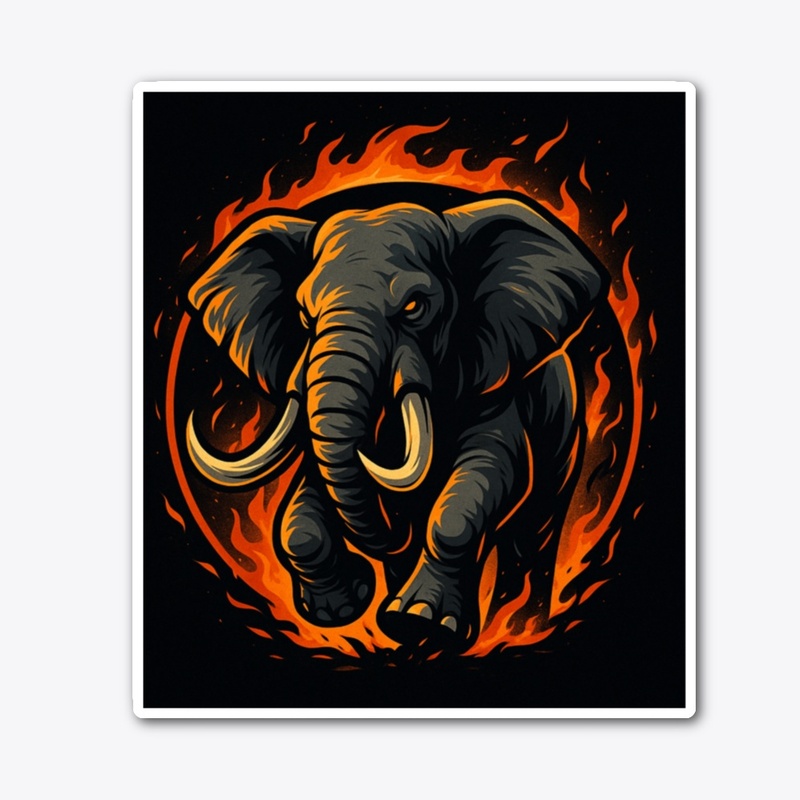 Inferno Creatures-Flamebound Elephant
