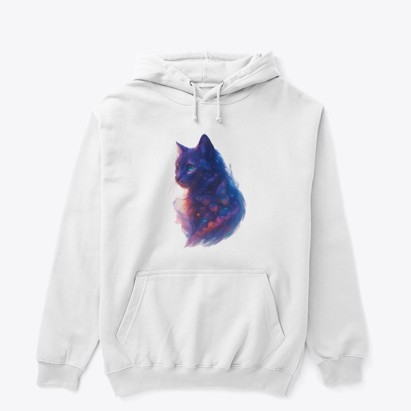 Galaxy Cat Space Art T-Shirt