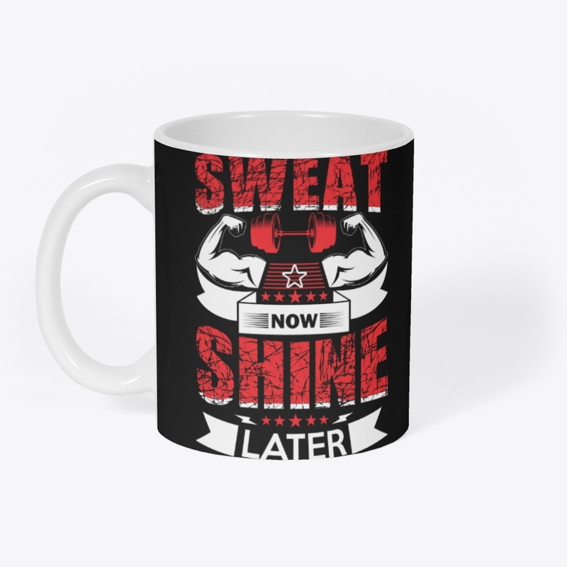 Train Hard – No Excuses Gym Tee