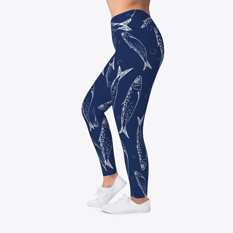 Fun Fish Print Leggings