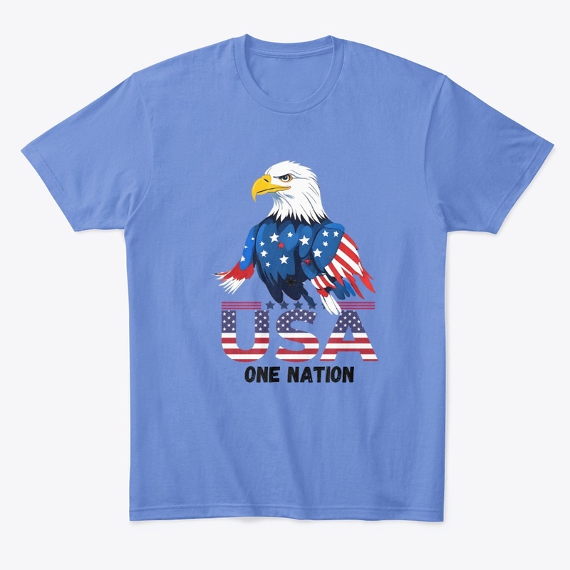 Patriotic T-Shirt: USA ONE NATION