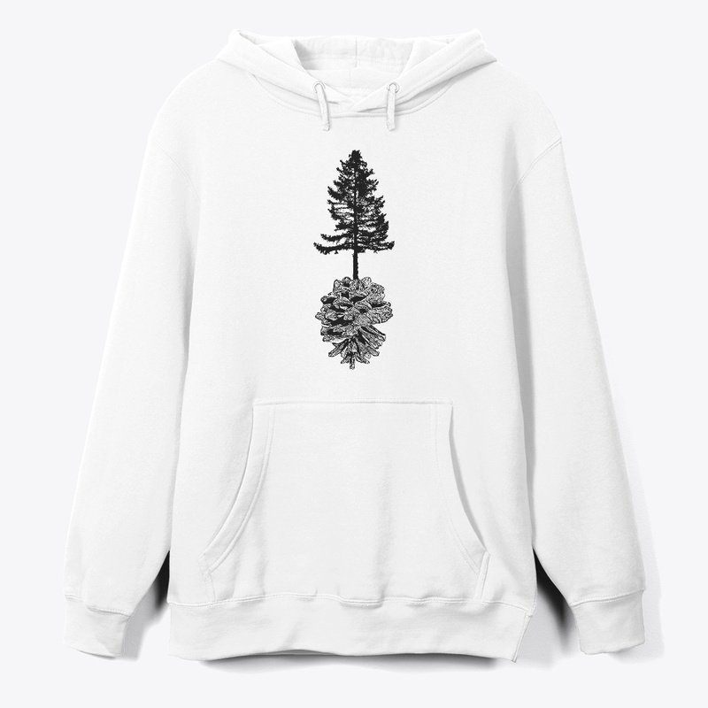 Evergreen Tree and Pine Cone