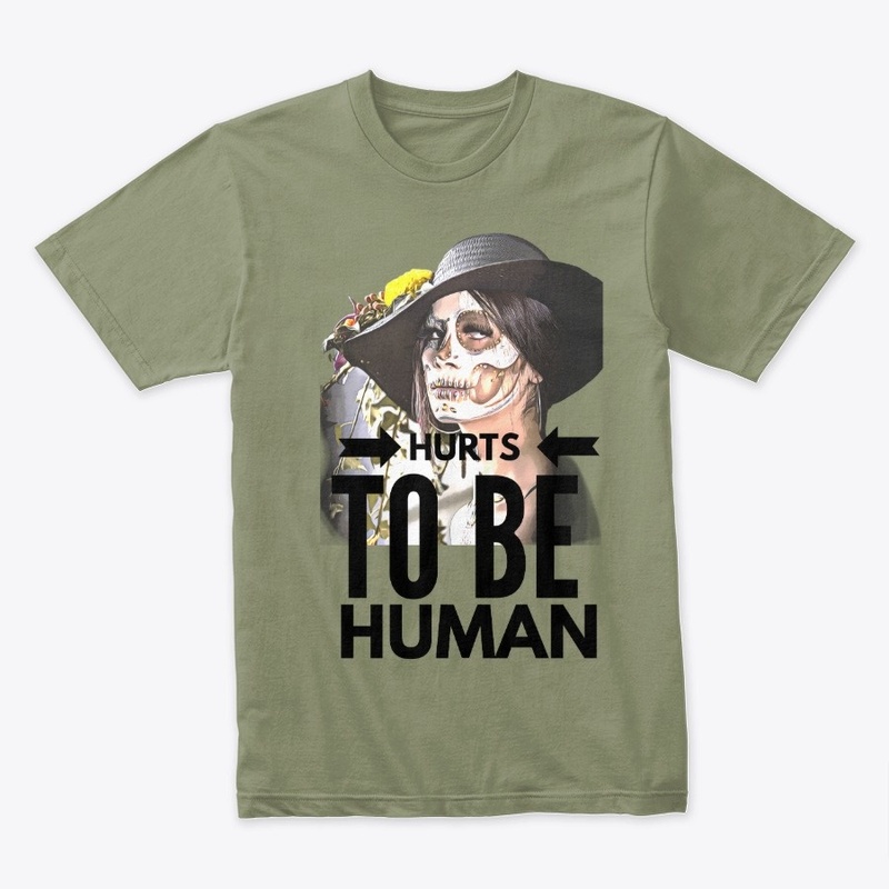 Hurts to be Human (painted face, hat)