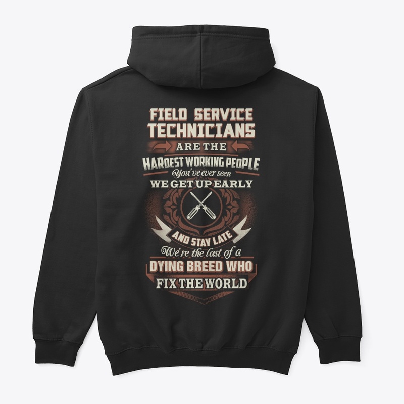 Field Service Technician Warrior Hoodie