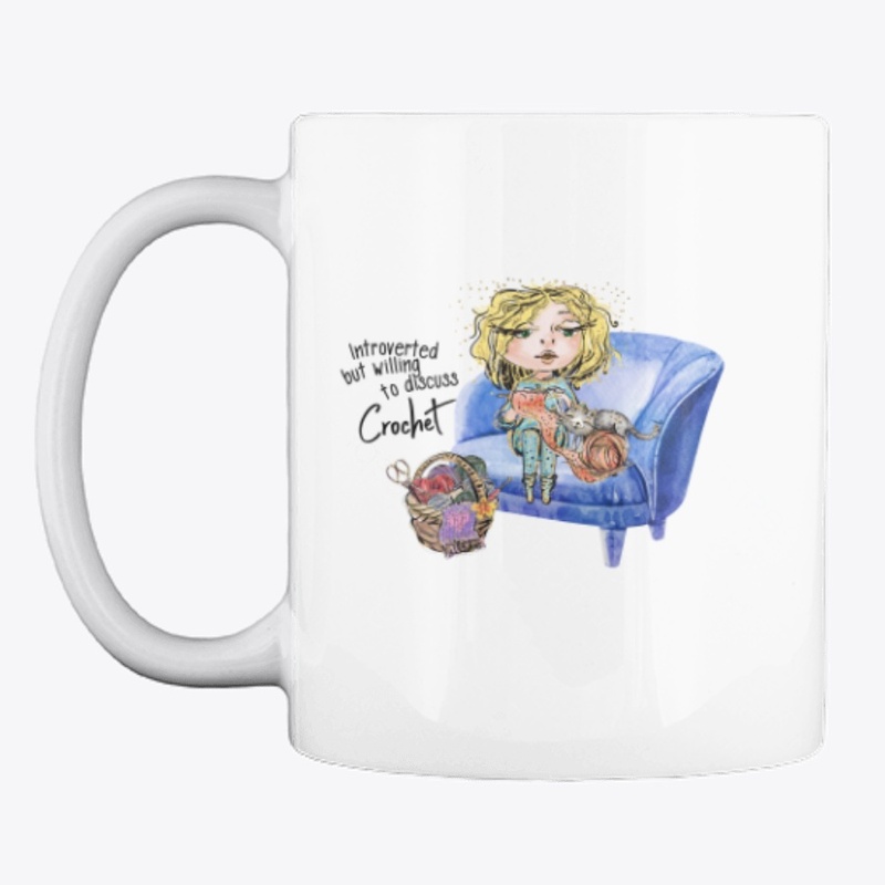 Introvert yarn girl