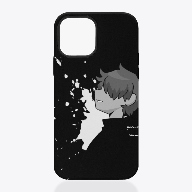 Emo Bob Tough iPhone Case (Black)