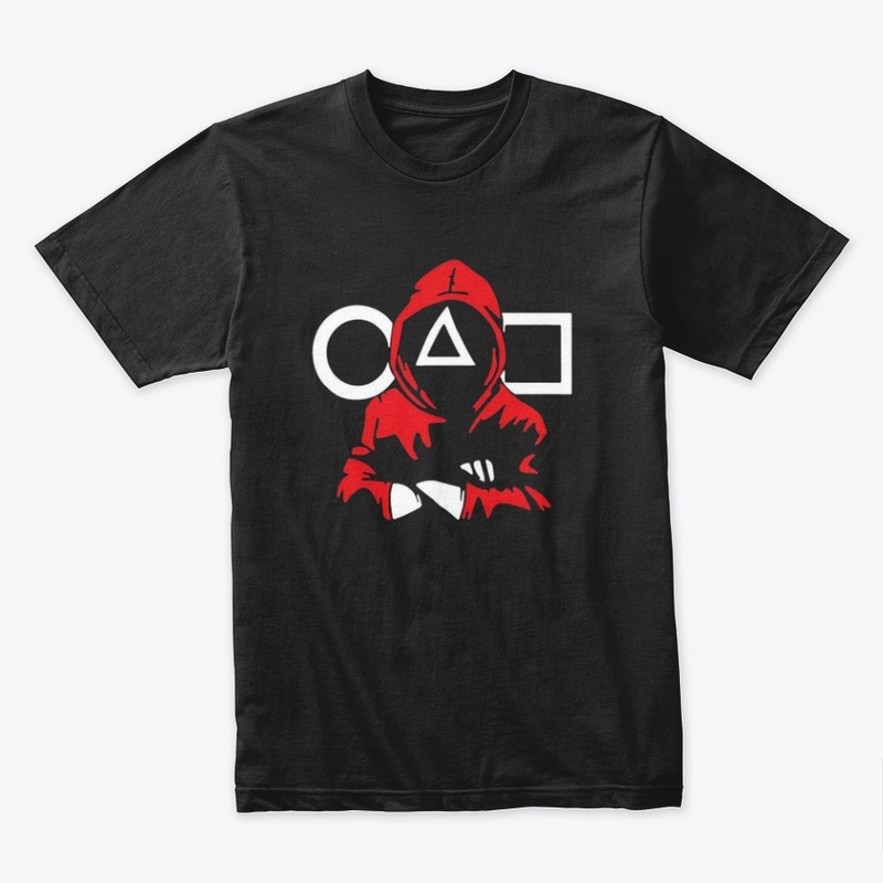 Red Guard Squid Mask T _ shirt.
