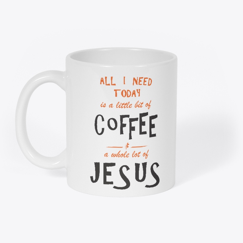 Coffee and Jesus mug