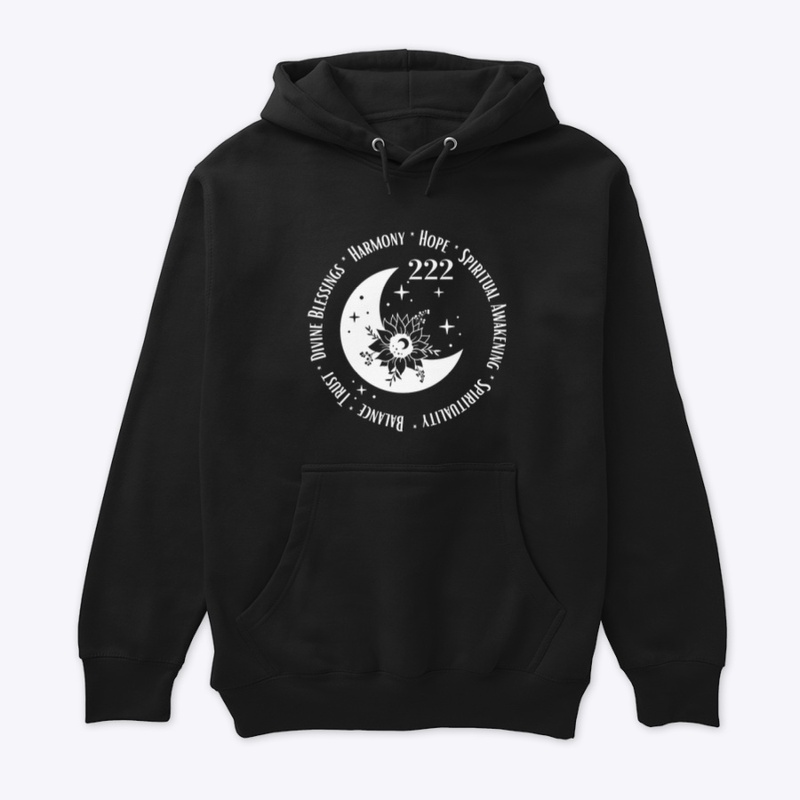 222 Angel Number - Black Collection