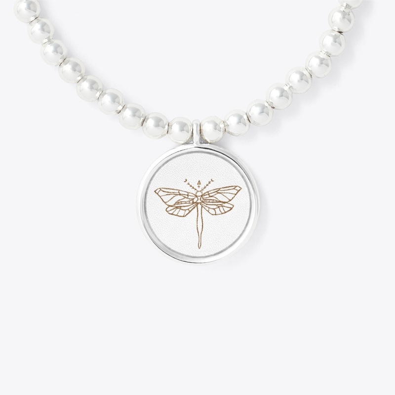 A Animal Print Logo Pendant