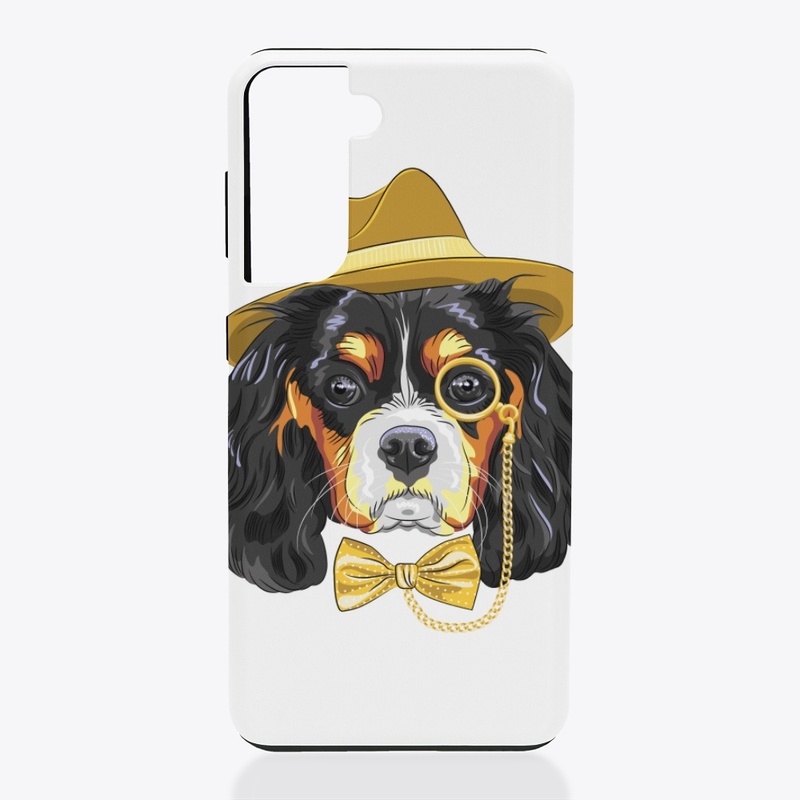 Funny Hipster Dog King IPhone Case