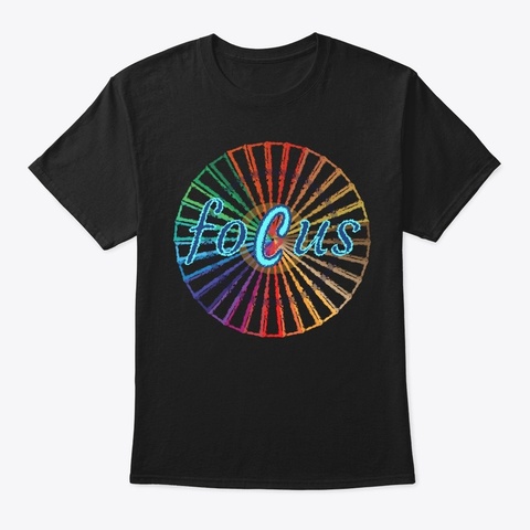 Focus Black T-Shirt Front
