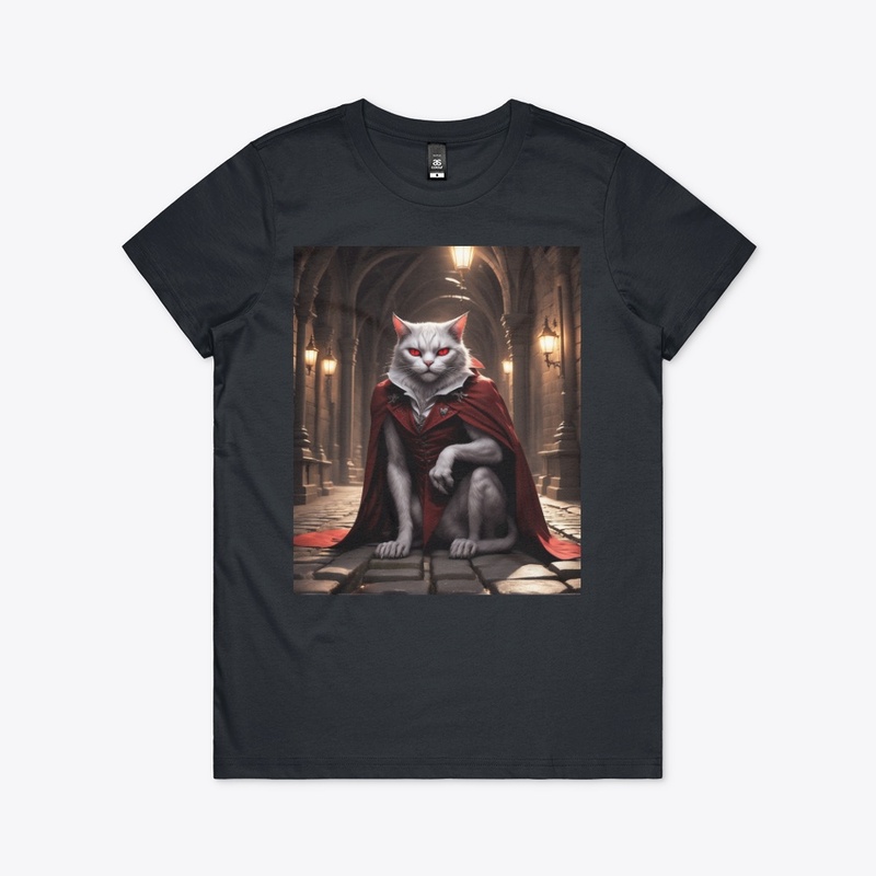 Vampire Cat in the Shadows