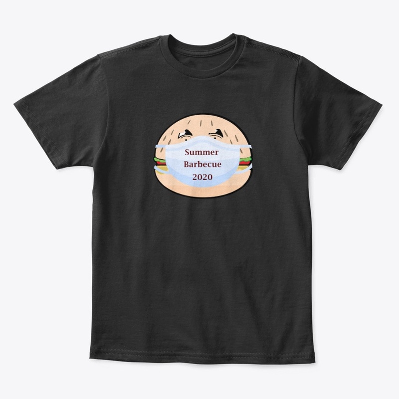 Summer Barbecue 2020 Hamburger Cartoon 
