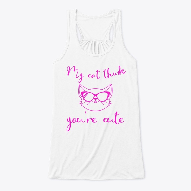 My cat thinks you're cute