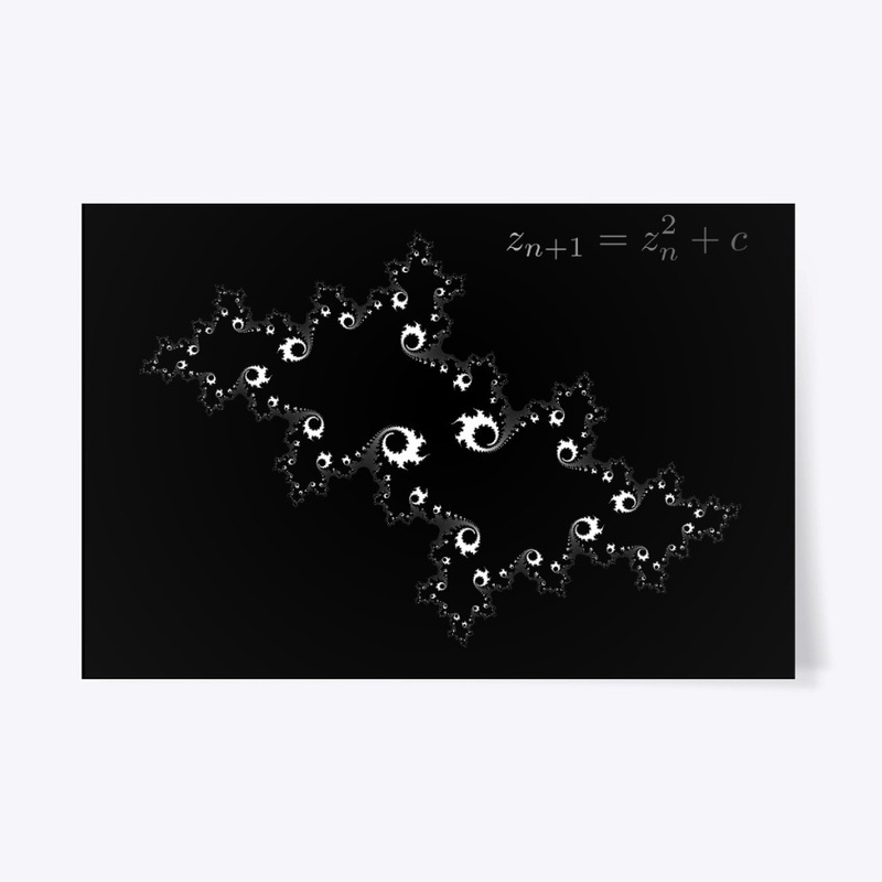 Julia Fractal Grey Color Coding