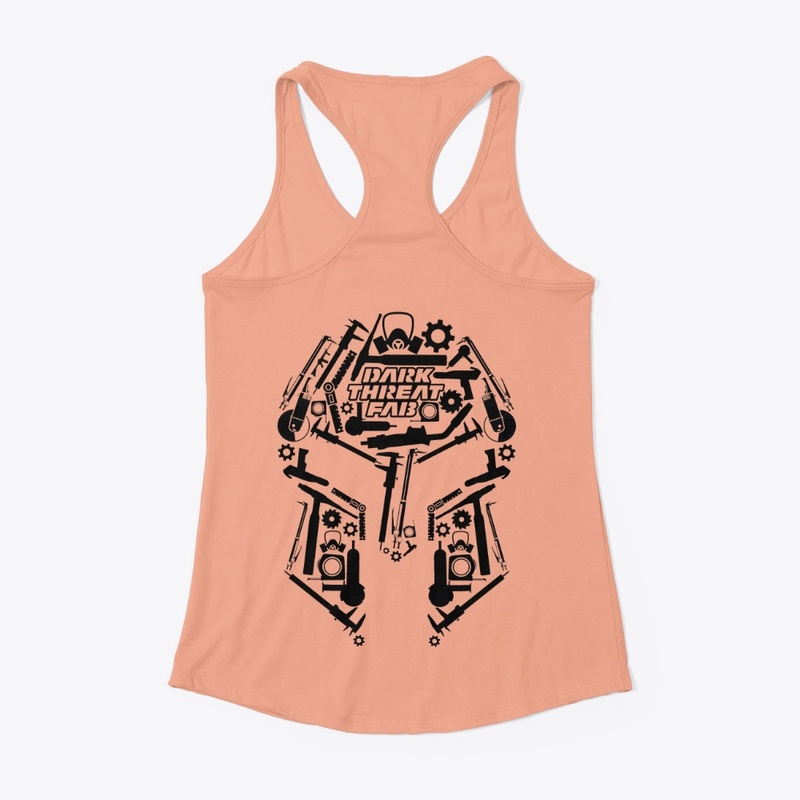 Womens Black Logo Gladiator 