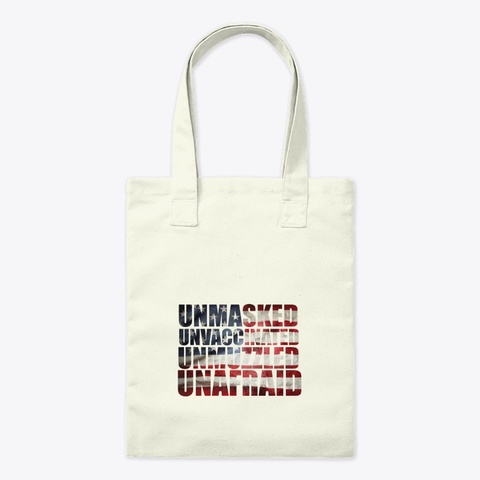 Unmasked Natural T-Shirt Front