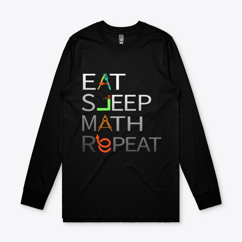 Eat sleep math repeat math lover gifts