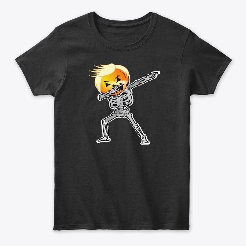 Dabbing Trumpkin Halloween costume tee