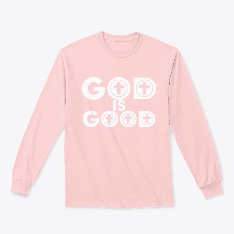 god is good line1 white letters