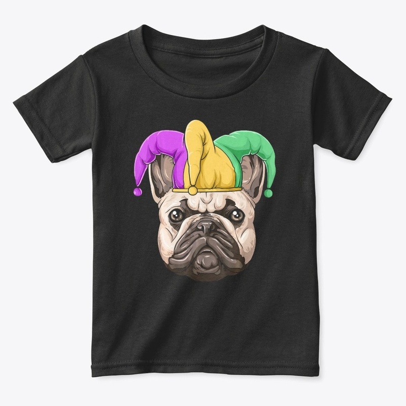 Mardi Gras French Bulldog Carnival Hat