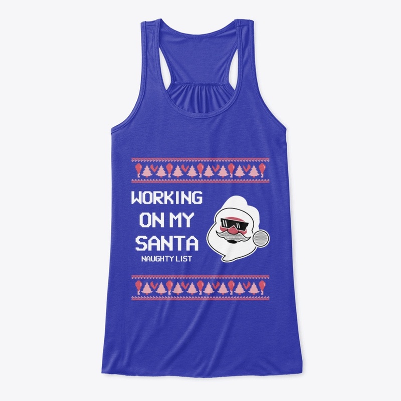 Christmas tank top funny Santa