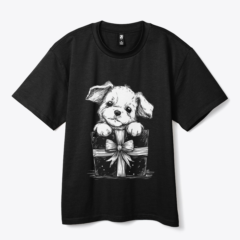 Cute Xmas Gift Pup