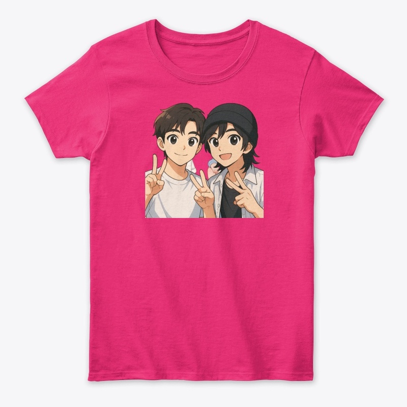 BJYX Anime Duo | Peace Sign Pose