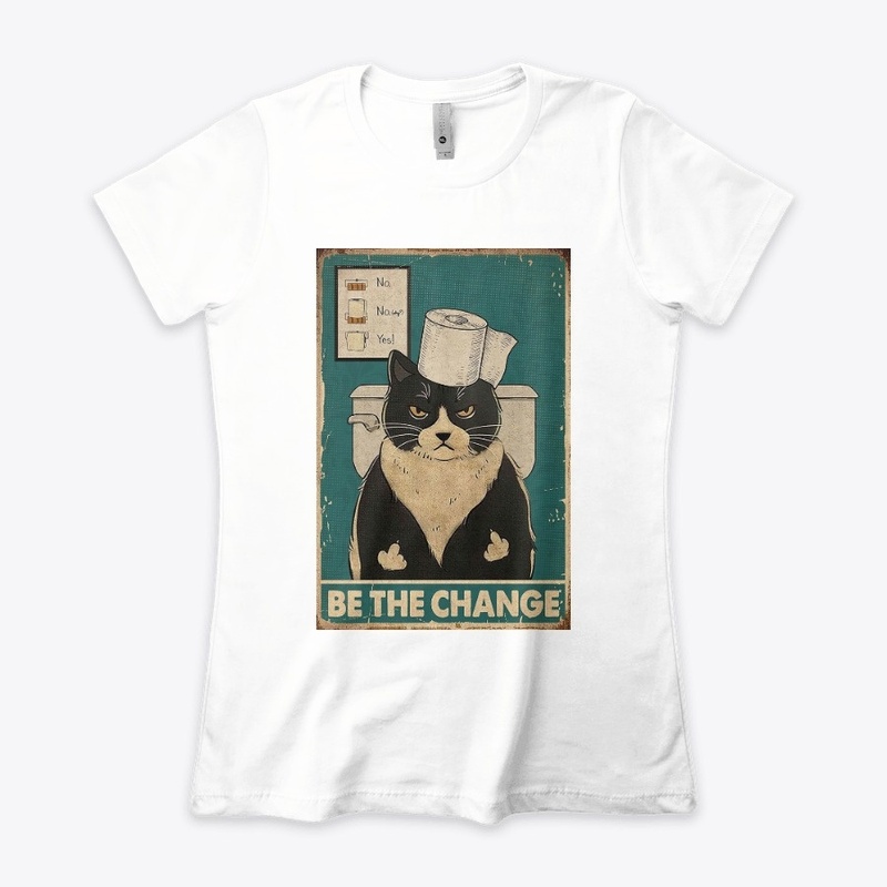 Be The Change Tuxedo Cat 