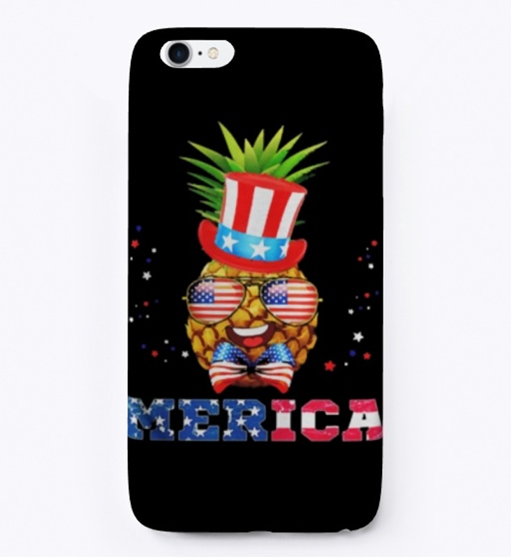 American Flag Merica Pineapple Patriotic