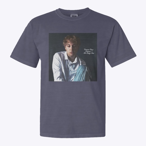 Tracklist Tee  Navy T-Shirt Front