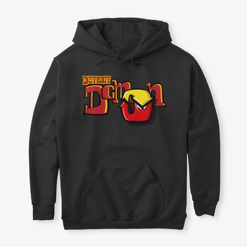 Oliver 1950 Double Sided Black Hoodie