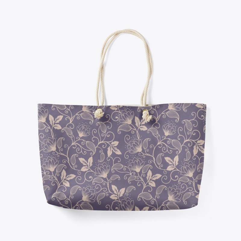 Light Purple Floral Designer 