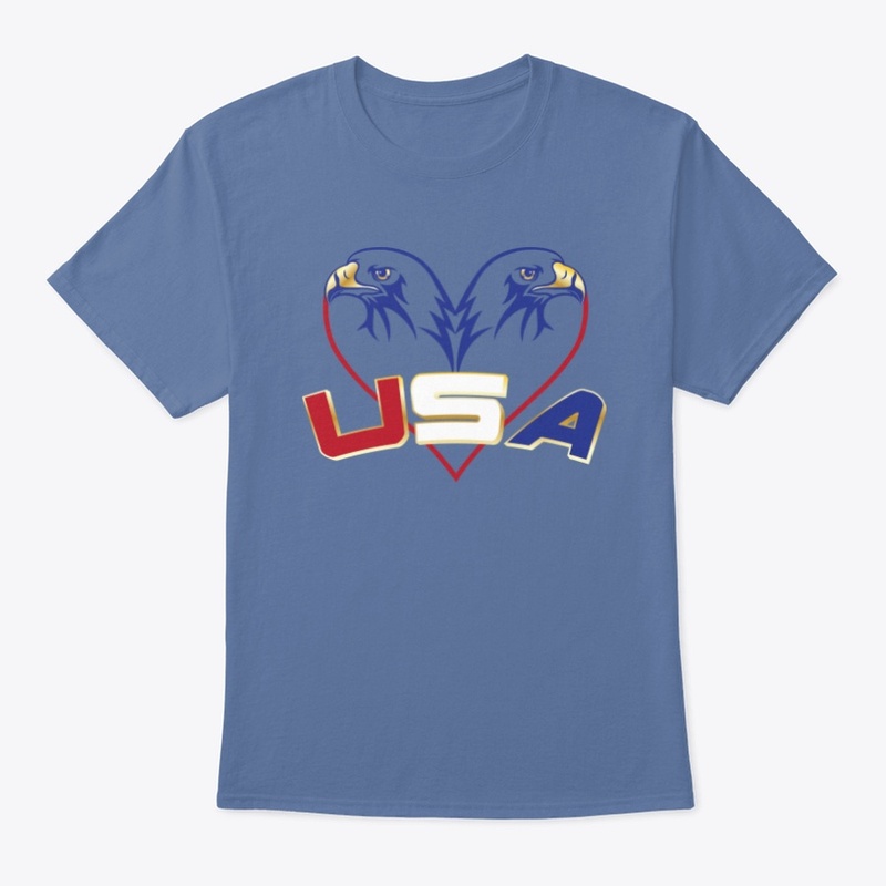 USA Eagle Heart