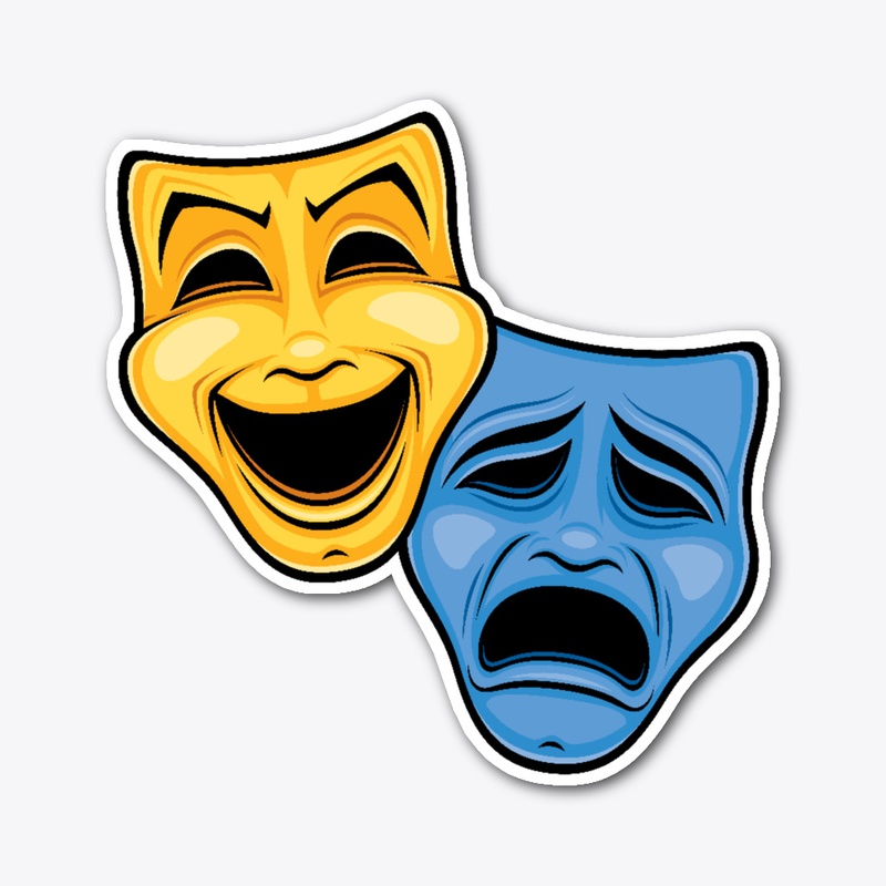 Comedy And Tragedy Theatrical Masks