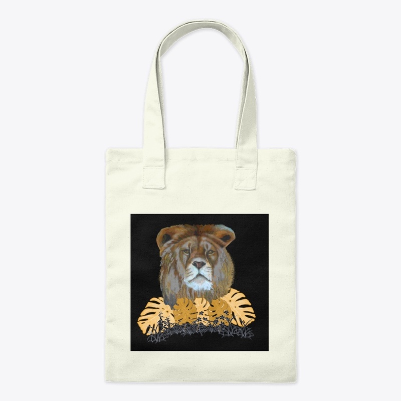 Lion of Judah with Gold Plants