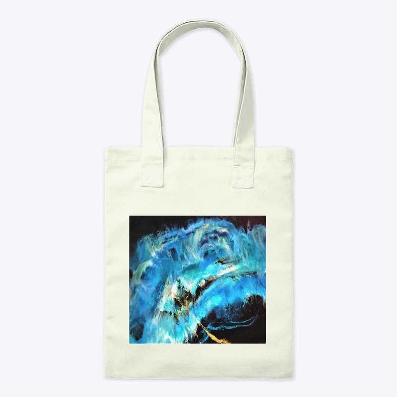 Blue  and Gold Resin