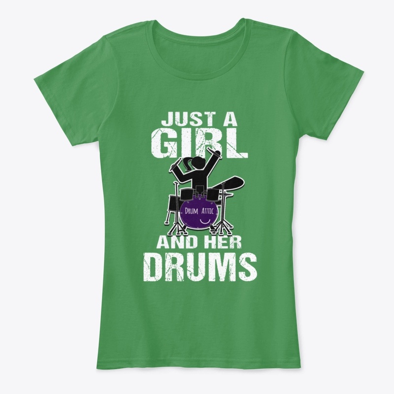 DA - GIRL AND HER DRUMS WOMEN'S TEE