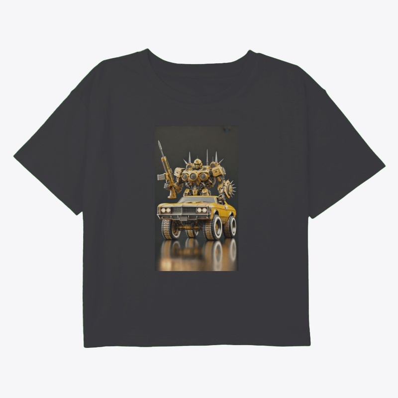 Yellow Muscle Car Autobot