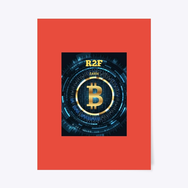 NICE  R2F EARN BITCOINE T SHIRT , Mug