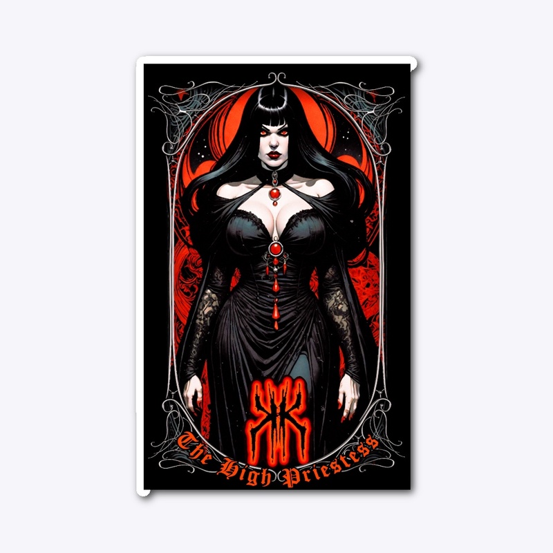 The High Priestess Tarot Sticker 