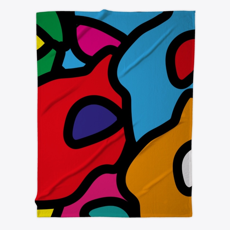 Colorful Abstract Floral-Art