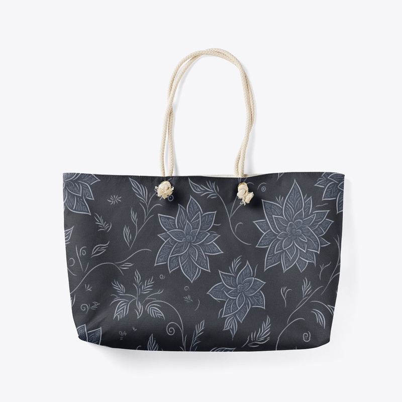 Floral Dark And Light Pattern