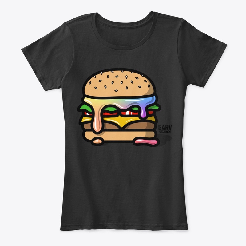 Burger with Garv Sauce in color