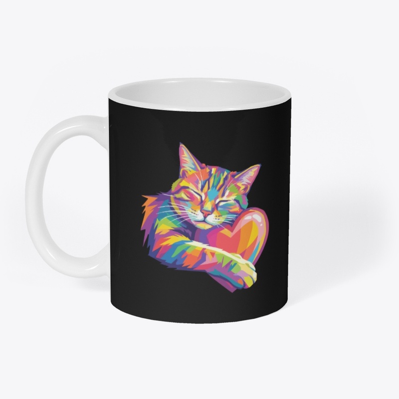 Cat Lover Heart Art 🐱❤️