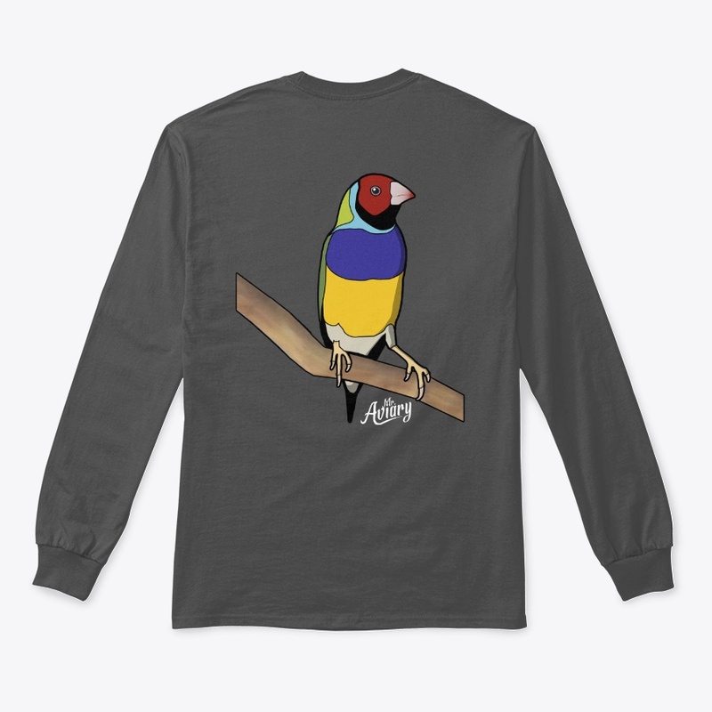 Purple-Breasted Gouldian Finch Back