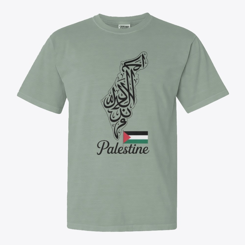 Palestinian Map and Flag T-Shirt