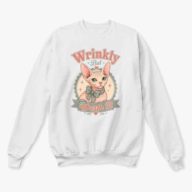 Wrinkly But Worth It Sphynx Cat