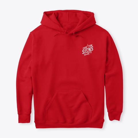 Carleton Signs 2020 Red T-Shirt Front